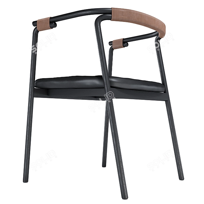 Modern and Stylish Rivulet Chair 3D model image 3