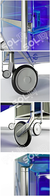 Kartell Mobil Set: Stylish Storage Accessories 3D model image 2