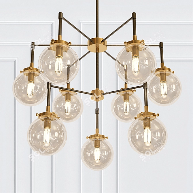 ELK Group International Chandelier 3D model image 1