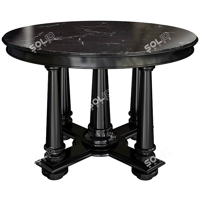 Elegant HOLLIS Eichholtz Table 3D model image 1