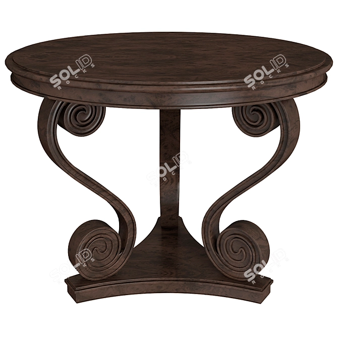 Ralph Lauren Coffee Table: Timeless Elegance 3D model image 1