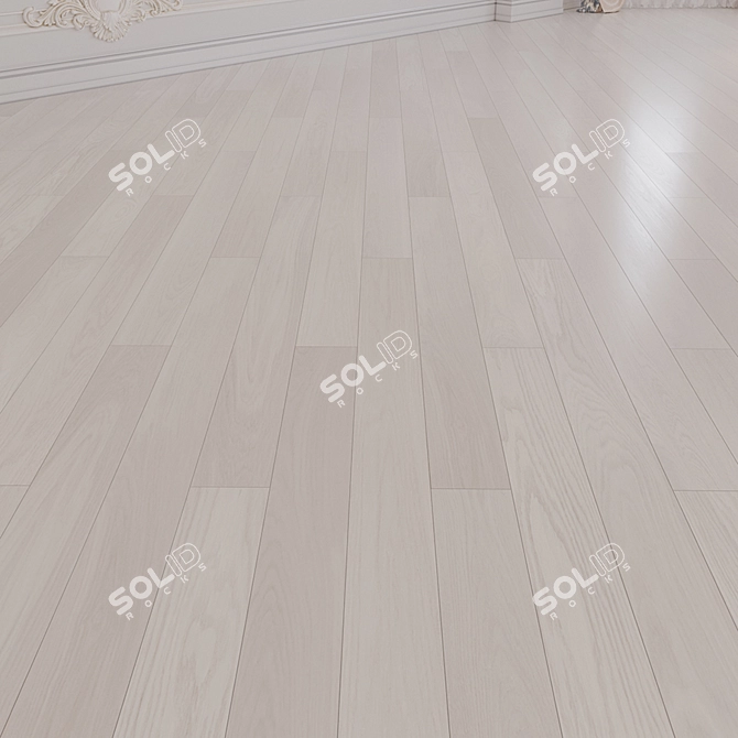 Coswick Oak Albatross - Elegant and Natural Oak Flooring 3D model image 1