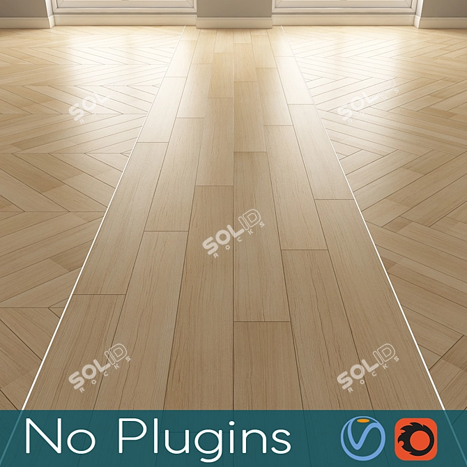 Vintage Archive Flooring 3D model image 1