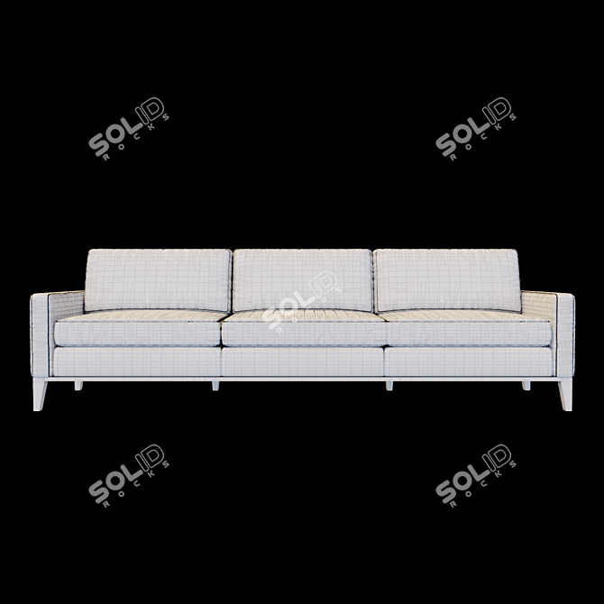 Baxter GODARD Modern Sofa 3D model image 2