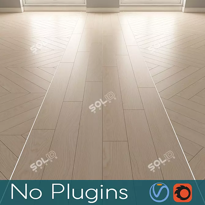 Vintage Archive Floor Texture 3D model image 1