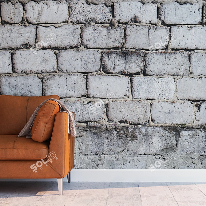 Ēļlōcatè  Seamless High-Detail Blocks with Vray Material 3D model image 2