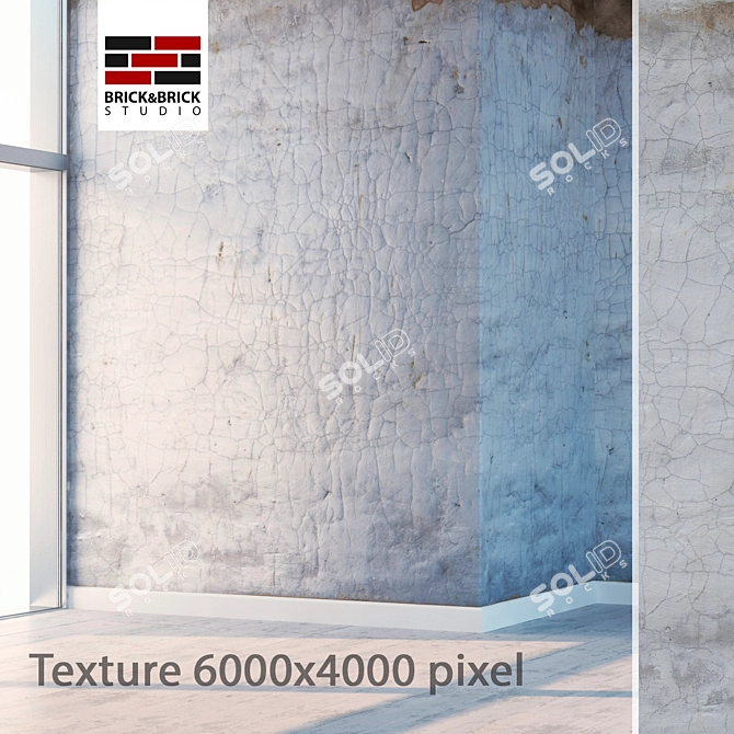 Title: Seamless Stucco Texture Set 3D model image 1