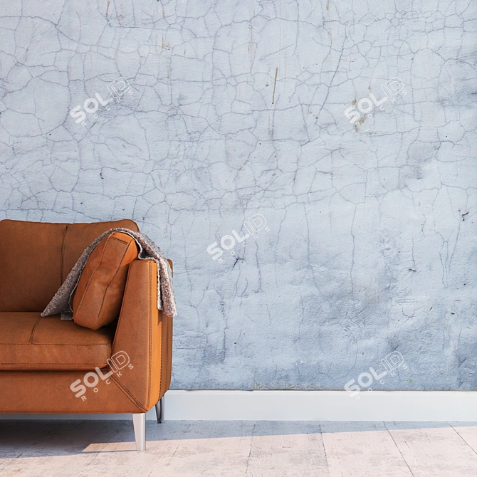 Title: Seamless Stucco Texture Set 3D model image 2