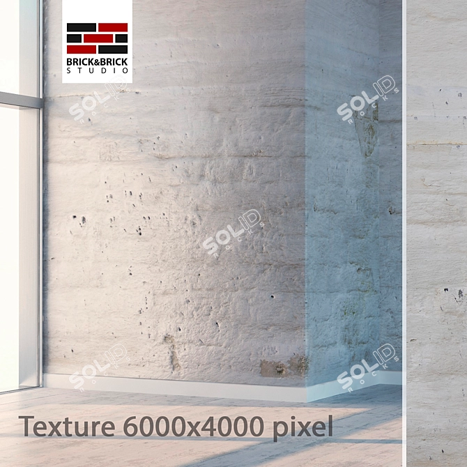 Seamless Plaster Texture for Vray 3D model image 1