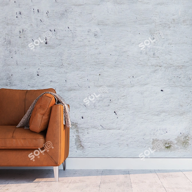 Seamless Plaster Texture for Vray 3D model image 2