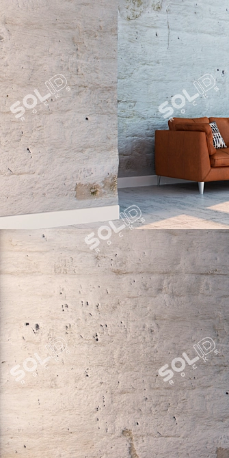 Seamless Plaster Texture for Vray 3D model image 3