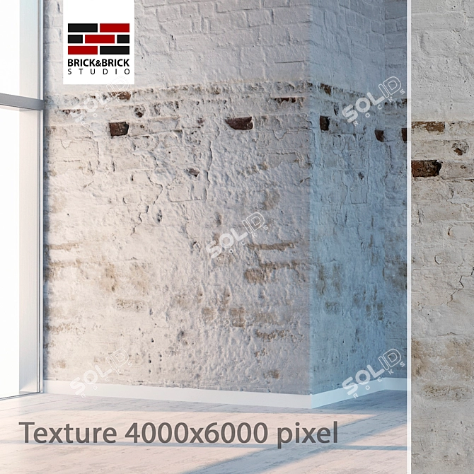 Brick 175 High Detail Seamless Texture 3D model image 1