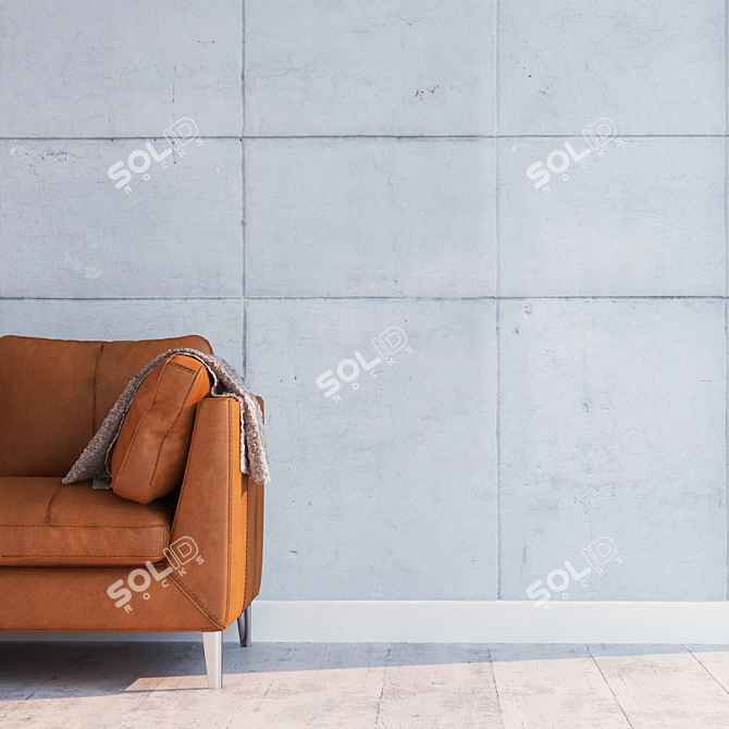 Seamless Concrete Texture with High Detail 3D model image 3