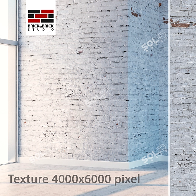 Product Title: High-Detail Seamless Brick Texture 3D model image 1