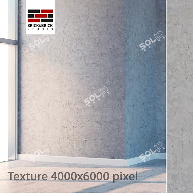 Title: Seamless High Detail Stucco Texture 3D model image 1
