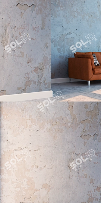 Title: Seamless High-Detail Plaster 3D model image 3