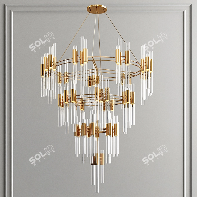 Ethereal Cascade of Light 3D model image 1