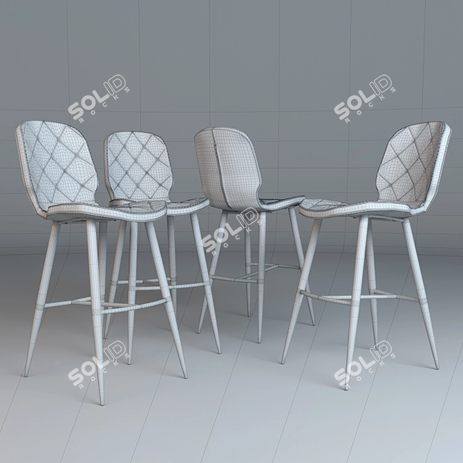 Concepto Diamond Barstool 3D model image 2