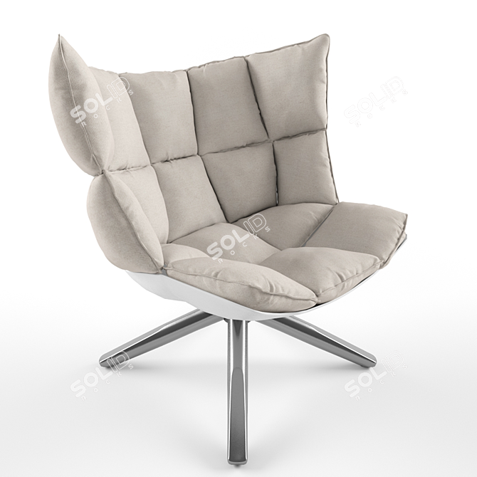 Sleek Modern Armchair: Highly Detailed & Versatile 3D model image 2