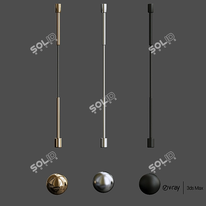 Volker Haug Step & Kick Lighting Collection 3D model image 2