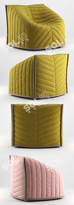 Barnaby: Modern Stylish Chair 3D model image 2