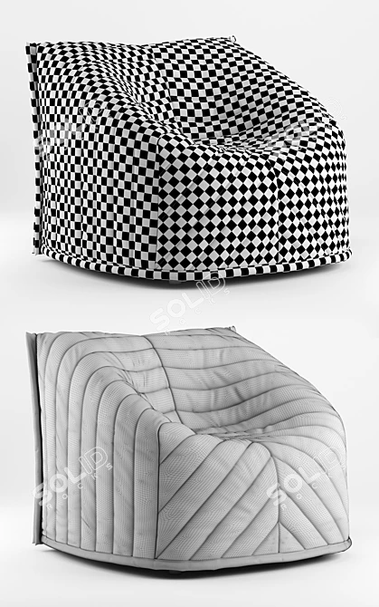 Barnaby: Modern Stylish Chair 3D model image 3