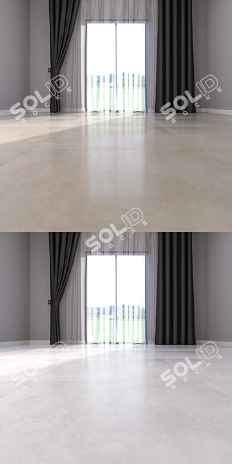 Marble Floor Set: Vray Material 3D model image 3