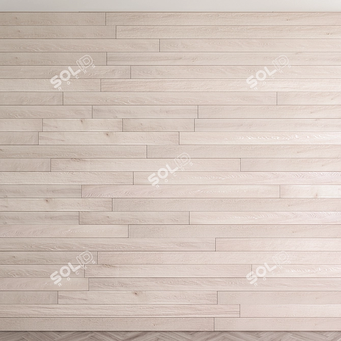 Wooden Panel 3D - Vray Material 3D model image 2