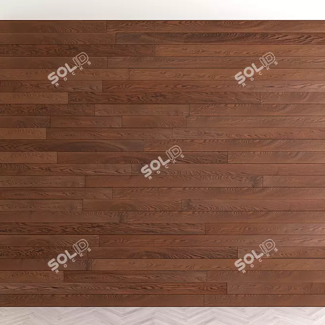 Multisub Wood Panel - Vray Material 3D model image 1