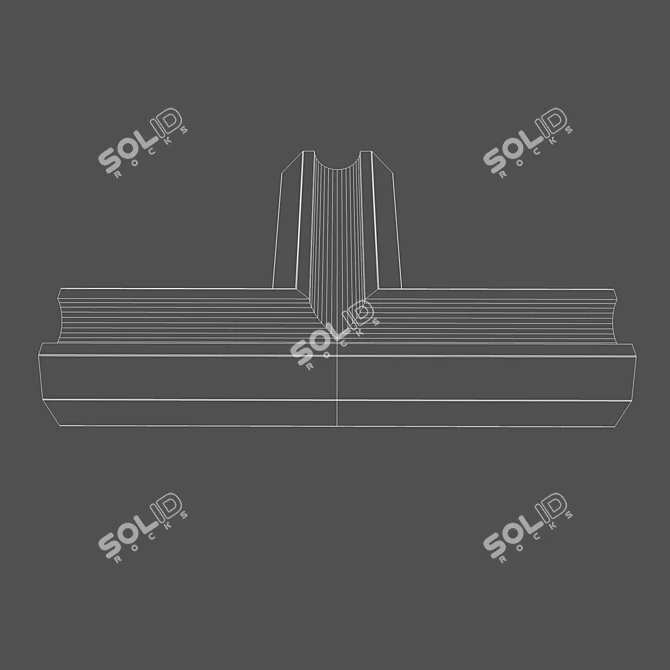 RODECOR Art Deco Connective Element 3D model image 3