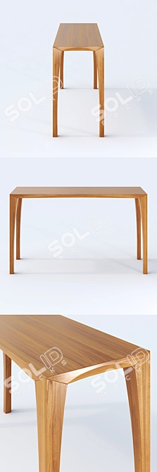 Elegant Johansen Hall Table 3D model image 2