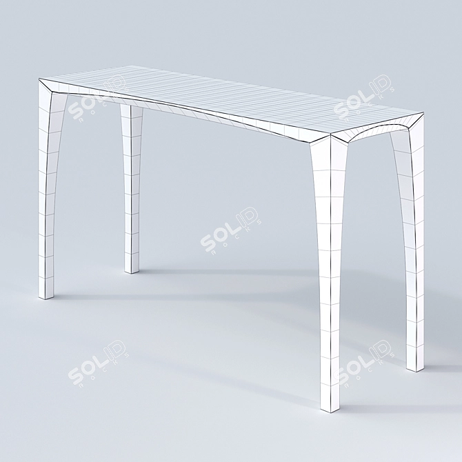 Elegant Johansen Hall Table 3D model image 3