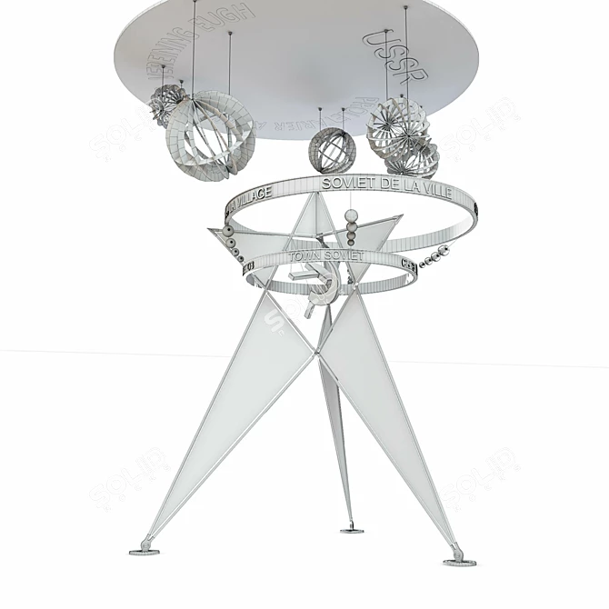 Soviet Constitution Spatial Diagram 3D model image 3