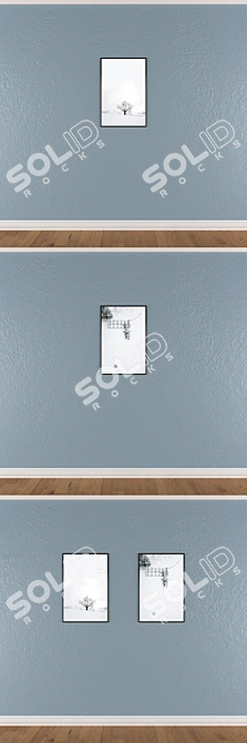 Creative Wall Art Set | No. 566 3D model image 3