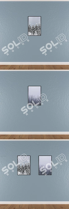 Elegant Wall Art Set 3D model image 3