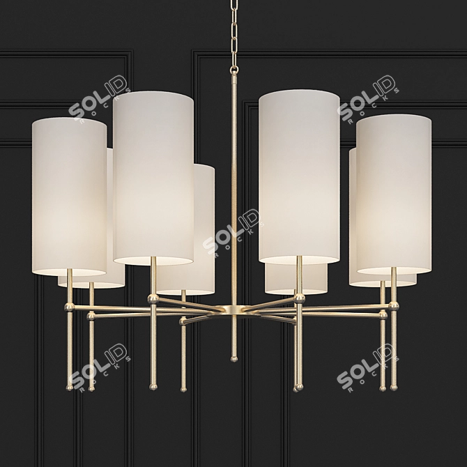 Elegant Arizona Chandelier  3D model image 1