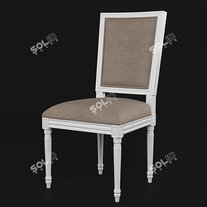 Safavieh Old World Dining Chair 3D model image 1