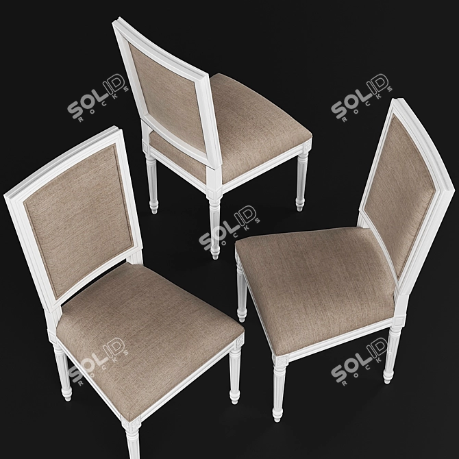 Safavieh Old World Dining Chair 3D model image 3