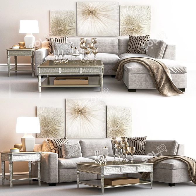 Glamorous Empire Collection - Z Gallerie 3D model image 1