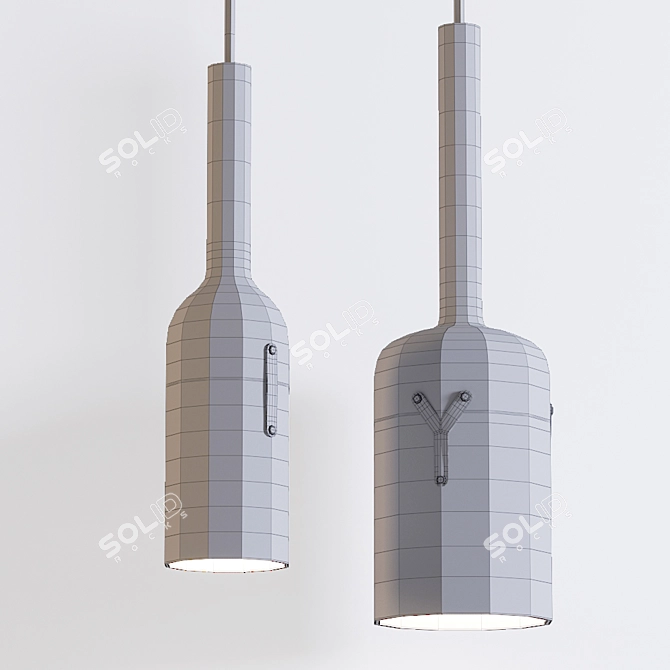 Nut Ceiling Light 3D model image 3