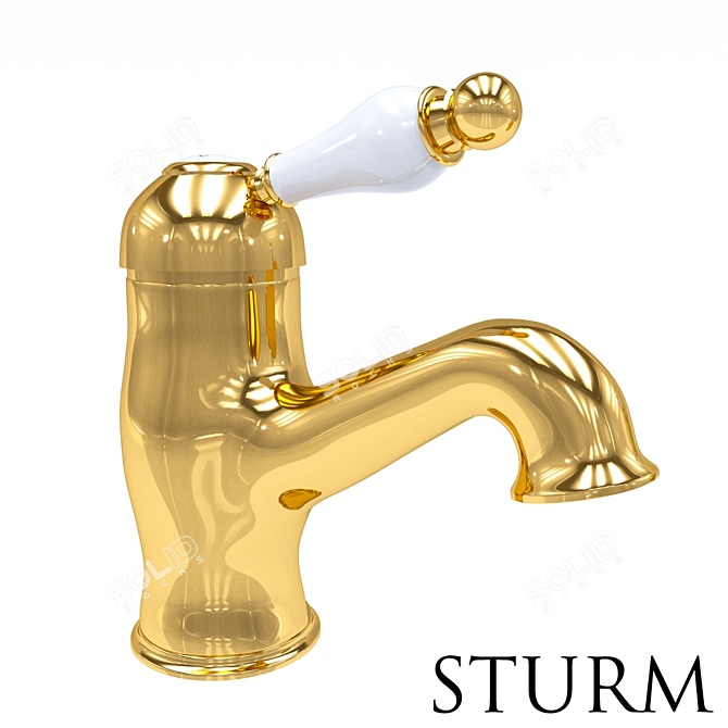 STURM Emilia Single Lever Basin Mixer 3D model image 3