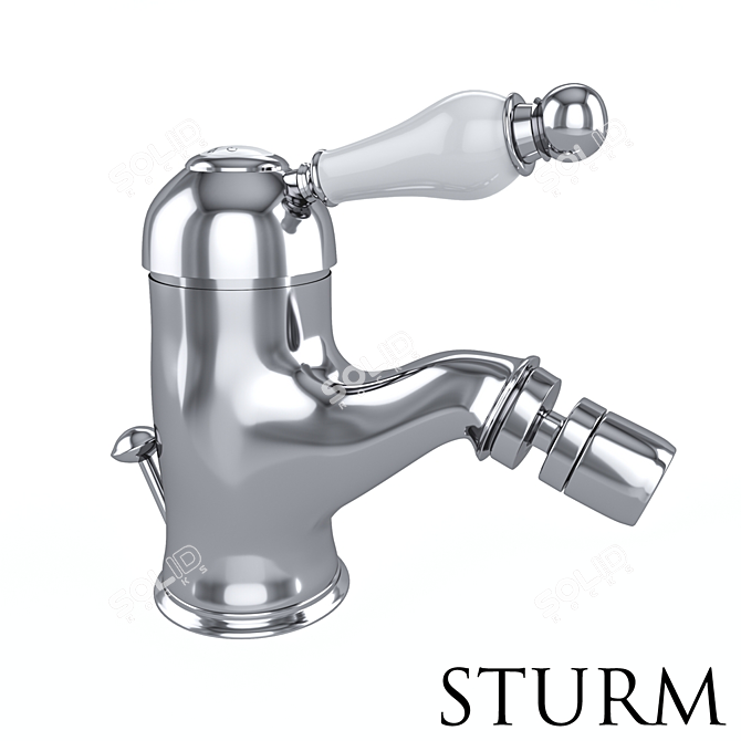 STURM Emilia Bidet Mixer - Elegant and Versatile 3D model image 1
