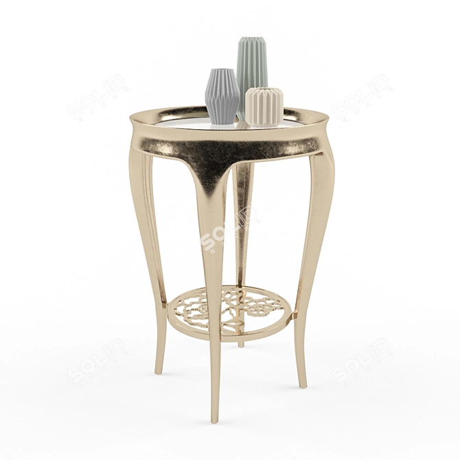 Elegance at Your Side: Caracole Side Table 3D model image 1