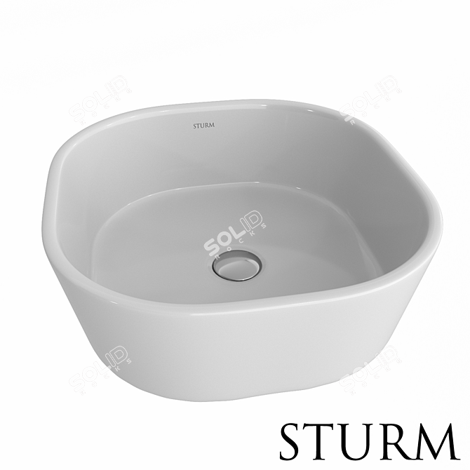 STURM Land Countertop Sink 3D model image 1