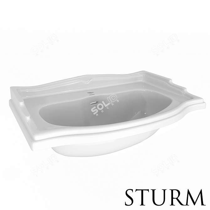 STURM Prima Hanging Sink 710x550x300 3D model image 1