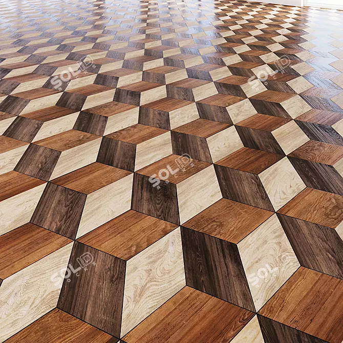 4K Seamless Floor Texture 3D model image 1