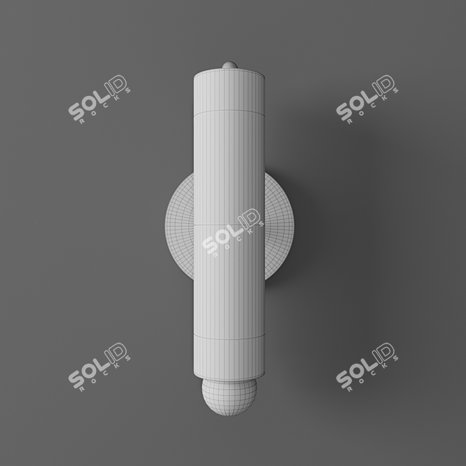 Rustic Lodge Sconce 3D model image 3