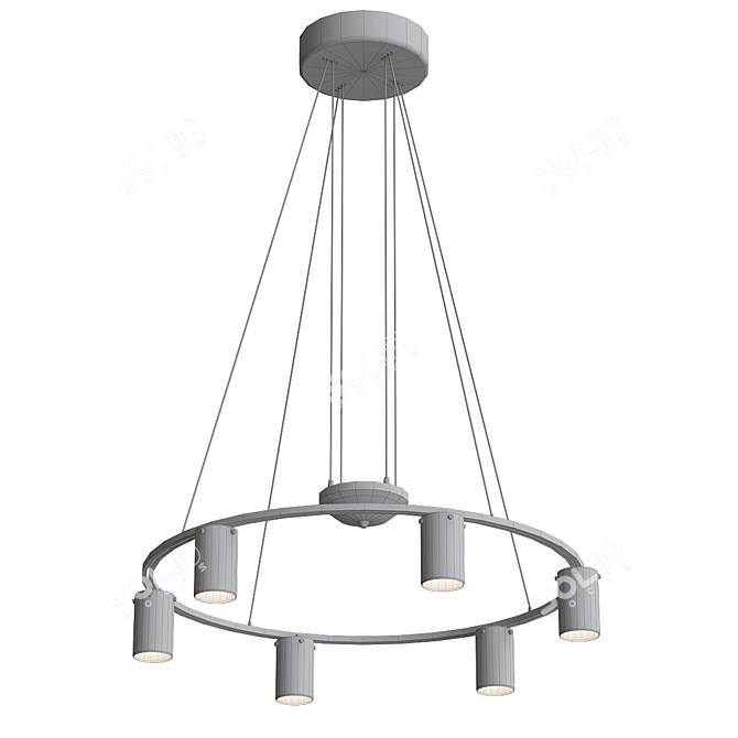  Round Suspension with Counter Weights 3D model image 3