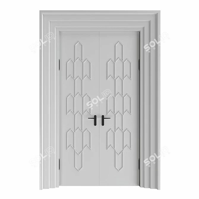 RODECOR Nabokov Decorative Door Design 3D model image 2