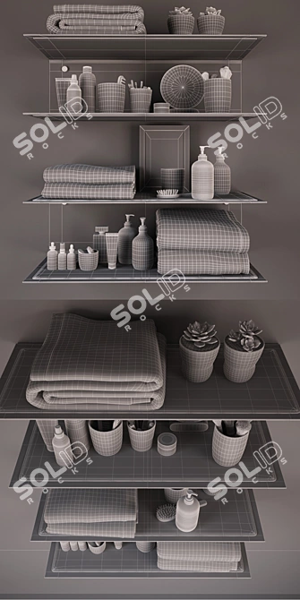 Spatial Coordinates Decor Set 3D model image 3